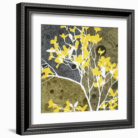 Moon Flowers III-James Burghardt-Framed Art Print