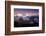 Moon Fog Wave San Francisco Skline at Night Golden Gate Bridge-Vincent James-Framed Photographic Print