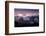 Moon Fog Wave San Francisco Skline at Night Golden Gate Bridge-Vincent James-Framed Photographic Print