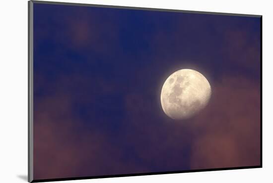 Moon in clouds-null-Mounted Photographic Print
