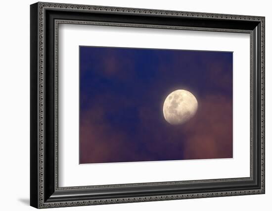 Moon in clouds-null-Framed Photographic Print