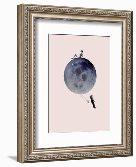 Moon Jump-Design Fabrikken-Framed Art Print