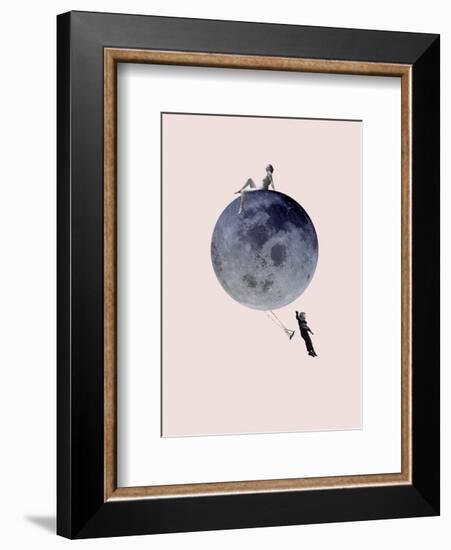 Moon Jump-Design Fabrikken-Framed Art Print