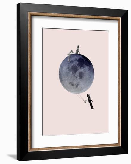 Moon Jump-Design Fabrikken-Framed Art Print