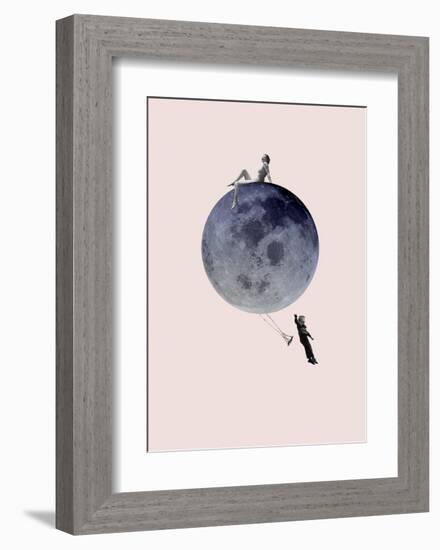 Moon Jump-Design Fabrikken-Framed Art Print