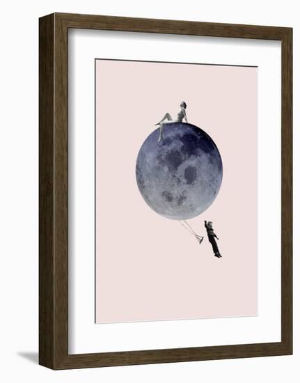 Moon Jump-Design Fabrikken-Framed Art Print