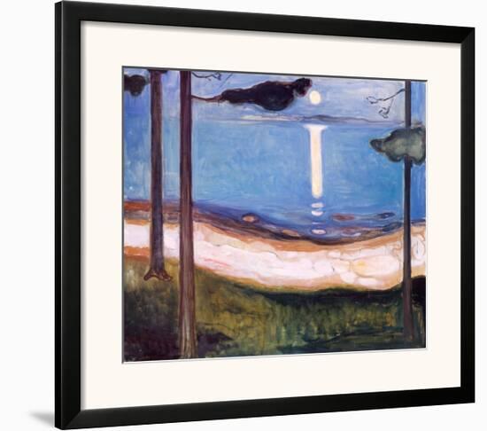 Moon Light, 1895-Edvard Munch-Framed Art Print