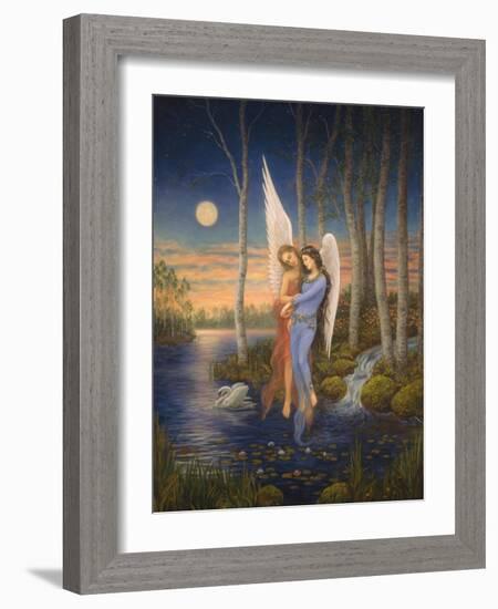 Moon Light Angel-Edgar Jerins-Framed Giclee Print