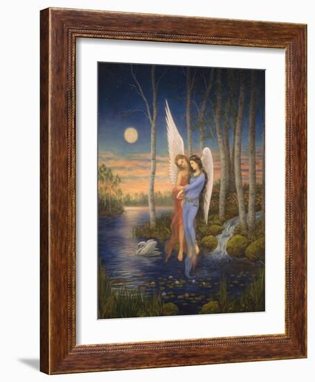 Moon Light Angel-Edgar Jerins-Framed Giclee Print