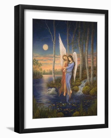 Moon Light Angel-Edgar Jerins-Framed Giclee Print