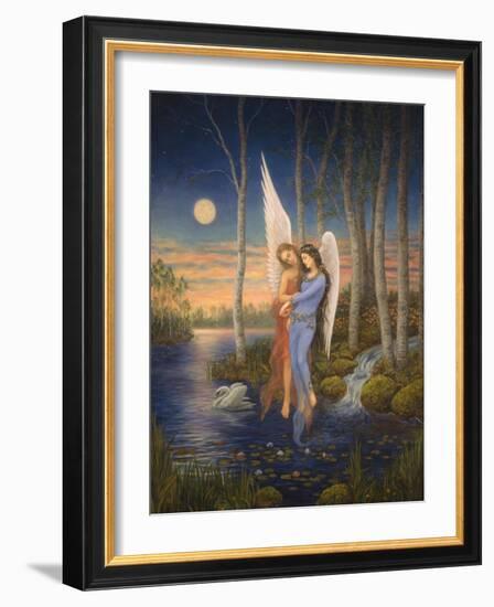 Moon Light Angel-Edgar Jerins-Framed Giclee Print