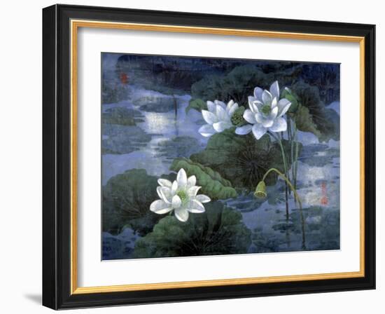 Moon Light Blue-Ailian Price-Framed Art Print