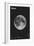 Moon : Minimal System Solar Datas, 2023 (Digital)-Florent Bodart-Framed Giclee Print