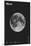 Moon : Minimal System Solar Datas, 2023 (Digital)-Florent Bodart-Mounted Giclee Print