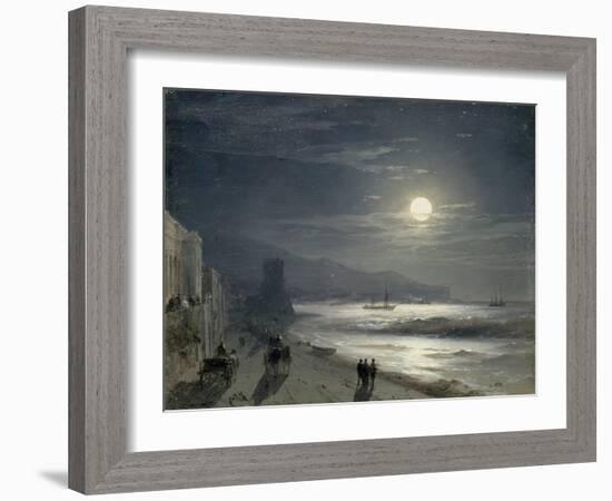 Moon Night, 1885-Ivan Konstantinovich Aivazovsky-Framed Giclee Print