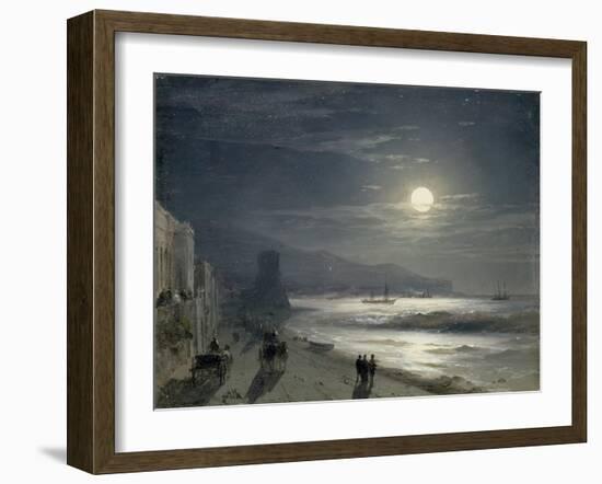 Moon Night, 1885-Ivan Konstantinovich Aivazovsky-Framed Giclee Print