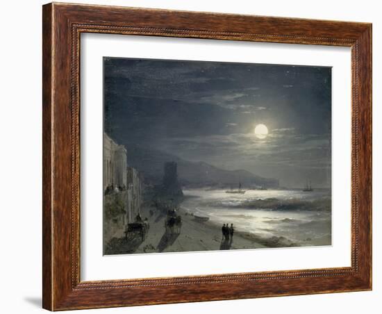 Moon Night, 1885-Ivan Konstantinovich Aivazovsky-Framed Giclee Print