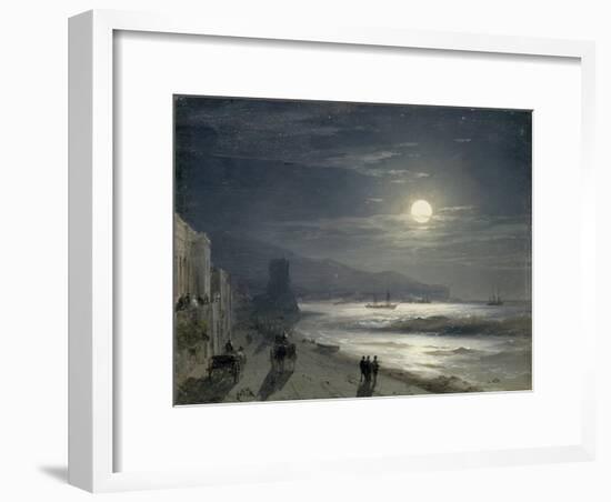 Moon Night, 1885-Ivan Konstantinovich Aivazovsky-Framed Giclee Print