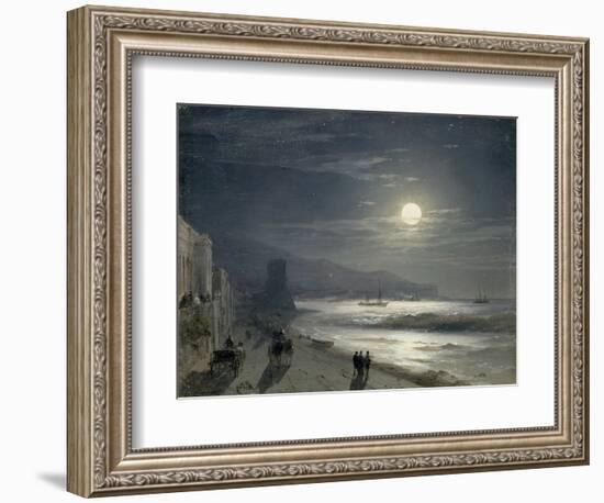 Moon Night, 1885-Ivan Konstantinovich Aivazovsky-Framed Giclee Print