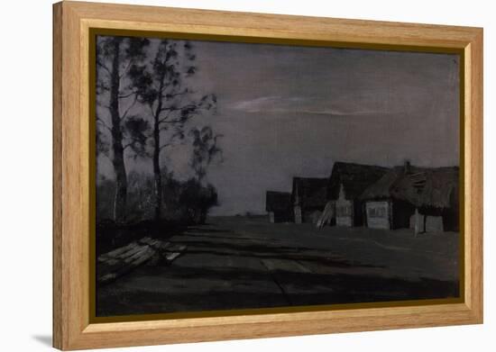 Moon Night, a Village, 1897-Isaak Ilyich Levitan-Framed Premier Image Canvas