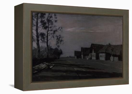 Moon Night, a Village, 1897-Isaak Ilyich Levitan-Framed Premier Image Canvas