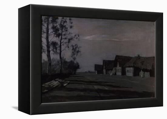 Moon Night, a Village, 1897-Isaak Ilyich Levitan-Framed Premier Image Canvas