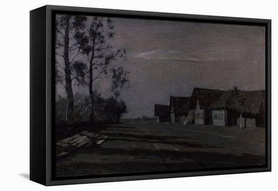 Moon Night, a Village, 1897-Isaak Ilyich Levitan-Framed Premier Image Canvas