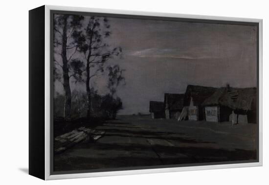 Moon Night, a Village, 1897-Isaak Ilyich Levitan-Framed Premier Image Canvas