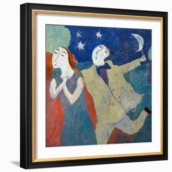 Moon on a Stick, 2004-Susan Bower-Framed Giclee Print