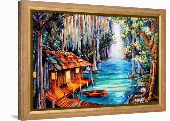 Moon on the Bayou-Diane Millsap-Framed Stretched Canvas