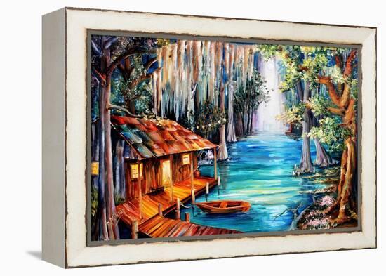 Moon on the Bayou-Diane Millsap-Framed Stretched Canvas