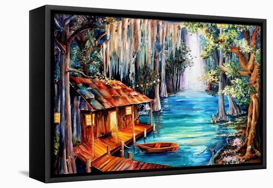 Moon on the Bayou-Diane Millsap-Framed Stretched Canvas