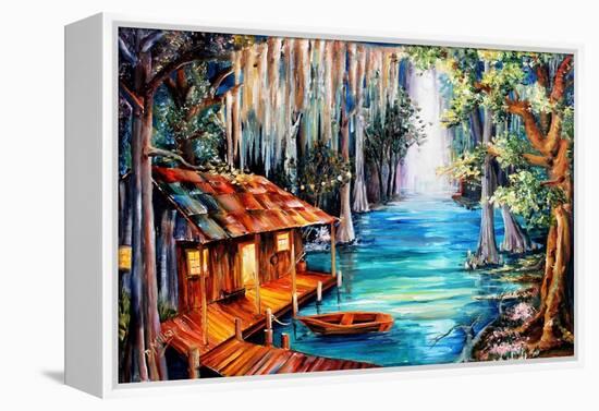 Moon on the Bayou-Diane Millsap-Framed Stretched Canvas