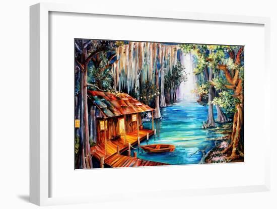 Moon on the Bayou-Diane Millsap-Framed Art Print