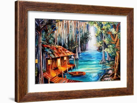 Moon on the Bayou-Diane Millsap-Framed Art Print