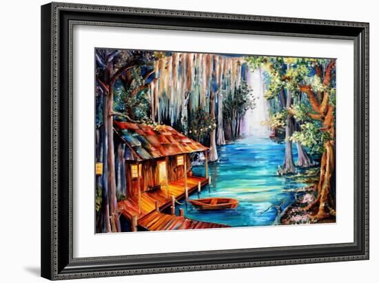 Moon on the Bayou-Diane Millsap-Framed Art Print