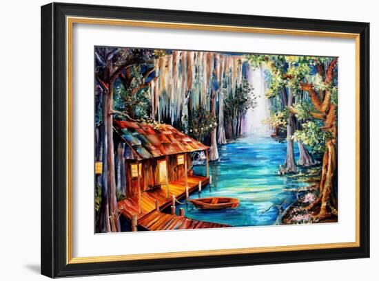 Moon on the Bayou-Diane Millsap-Framed Art Print