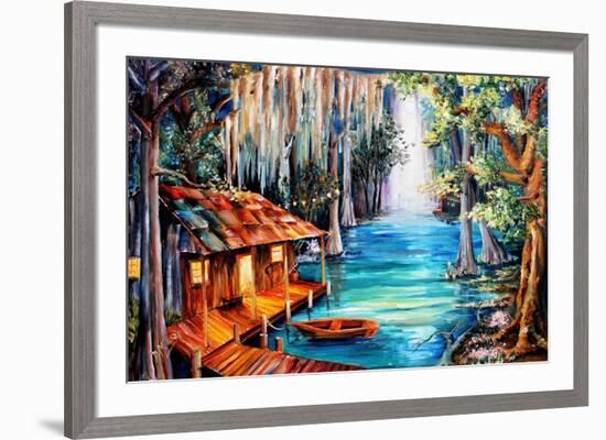 Moon on the Bayou-Diane Millsap-Framed Art Print