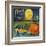 Moon Orange Label - Redlands, CA-Lantern Press-Framed Art Print