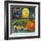 Moon Orange Label - Redlands, CA-Lantern Press-Framed Art Print