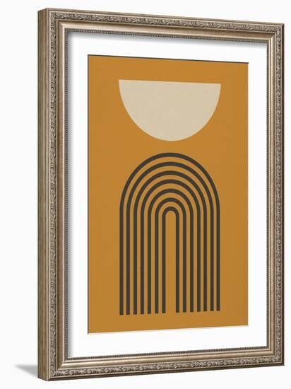 Moon Over Arch-Incado-Framed Art Print