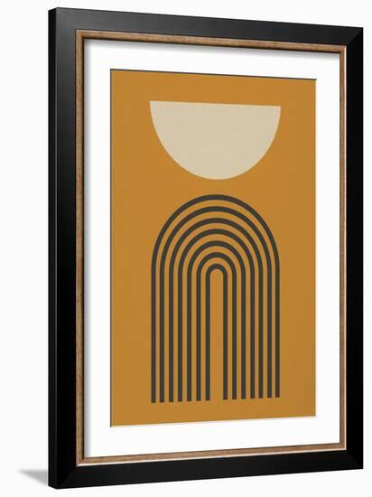 Moon Over Arch-Incado-Framed Art Print