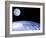 Moon Over Earth-Laguna Design-Framed Photographic Print