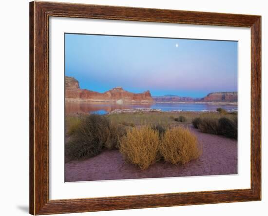Moon Over Lake Powell-Don Paulson-Framed Giclee Print