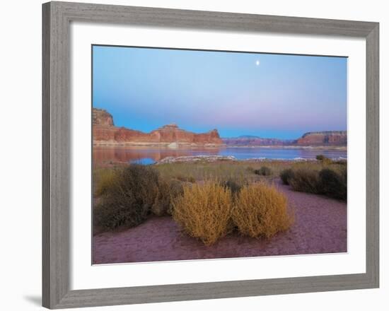 Moon Over Lake Powell-Don Paulson-Framed Giclee Print