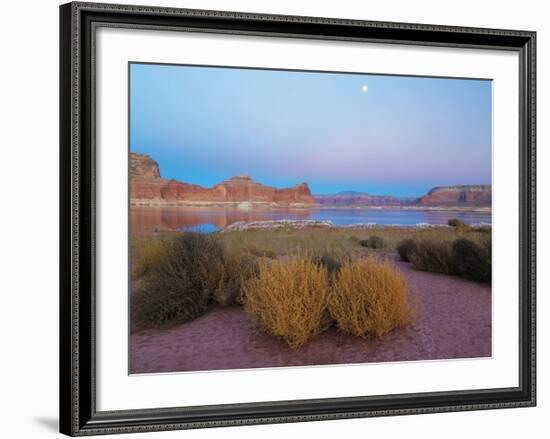 Moon Over Lake Powell-Don Paulson-Framed Giclee Print