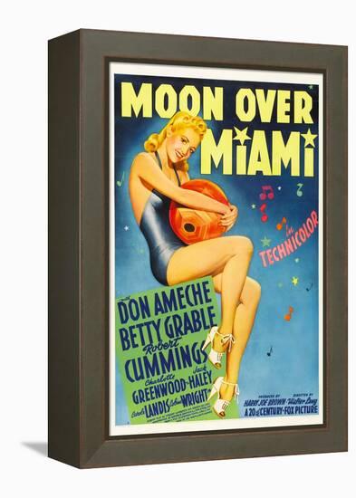 Moon over Miami, Betty Grable, 1941-null-Framed Stretched Canvas