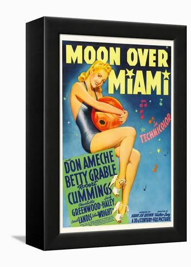 Moon over Miami, Betty Grable, 1941-null-Framed Stretched Canvas