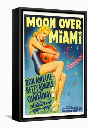 Moon over Miami, Betty Grable, 1941-null-Framed Stretched Canvas