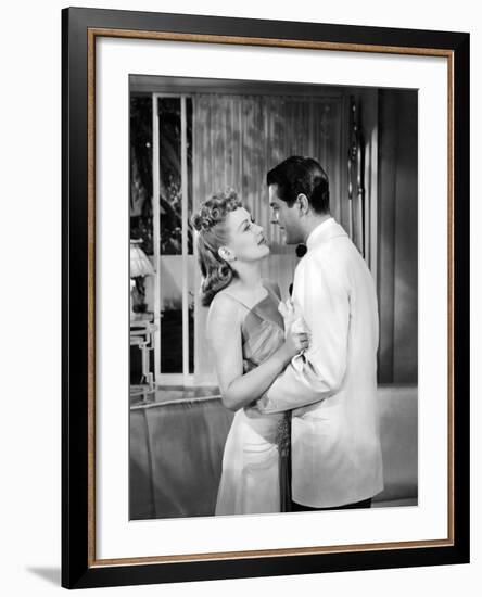 Moon Over Miami, Betty Grable, Robert Cummings, 1941-null-Framed Photo